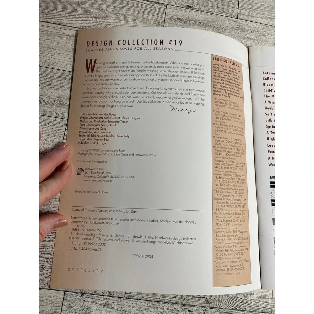 Interweave Press handweavers will